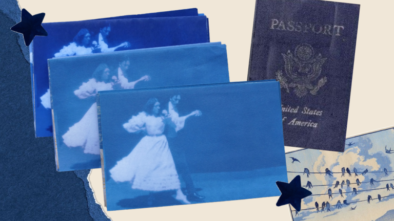 Collage featuring multiple zines and images